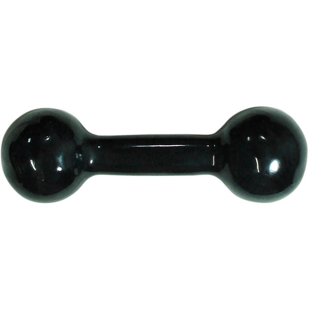 Halter Emborrachado 9kg Polimet 0669 - Preto - 2