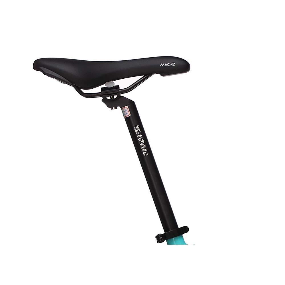 Bicicleta Aro 29 Colli Bike Everest 12 Marchas, Freios a Disco e Quadro de Alumínio - Verde Acqua/Amarelo Neon - 4