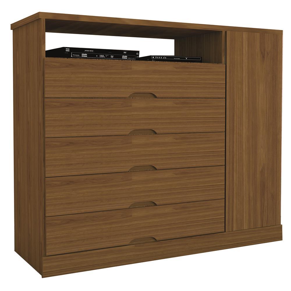 Cômoda Mademarcs Braga com 5 Gavetas e 1 Porta - 1