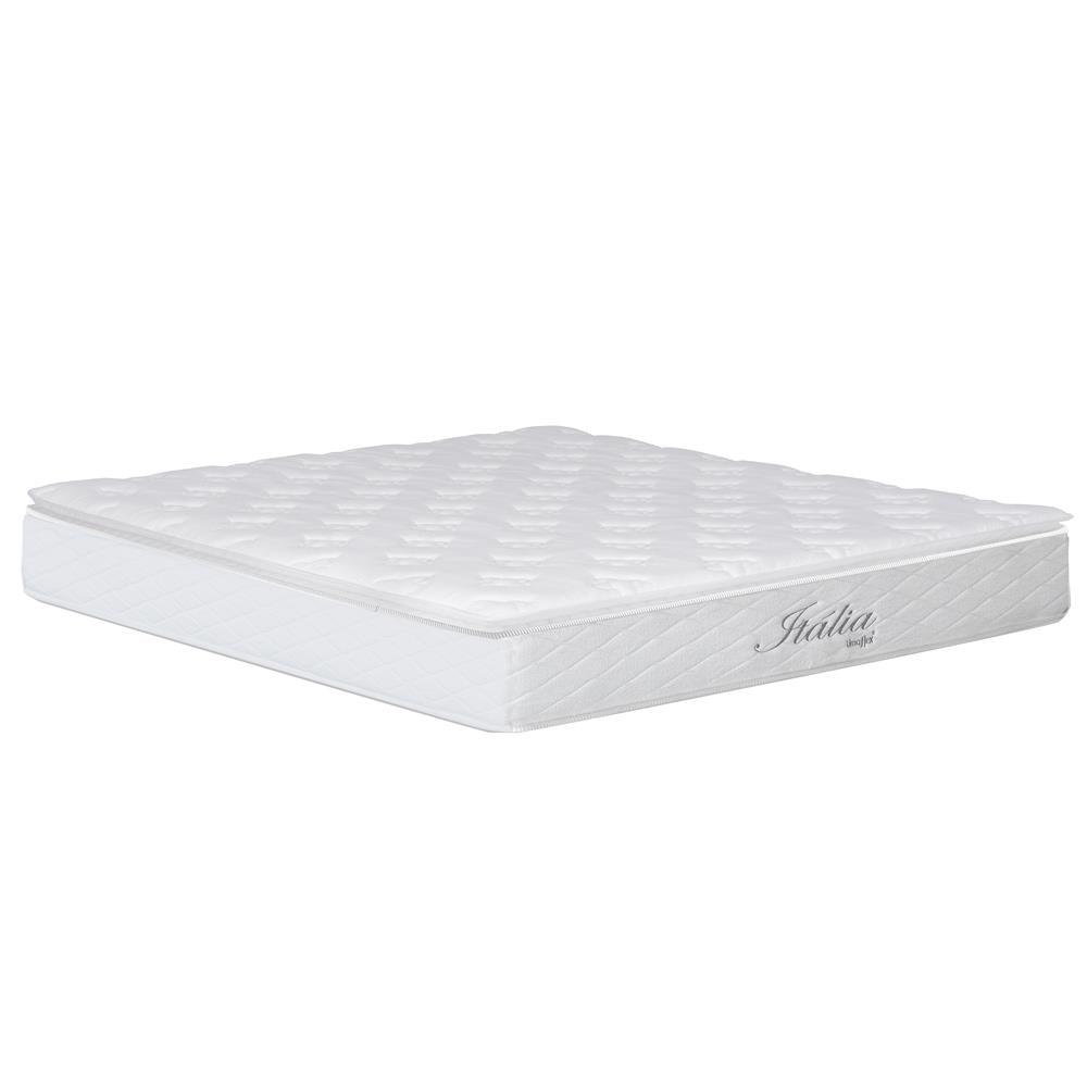 Colchão Casal Umaflex Itália com Pillow Top e Molas Ensacadas 26x138x188cm - Branco - 1