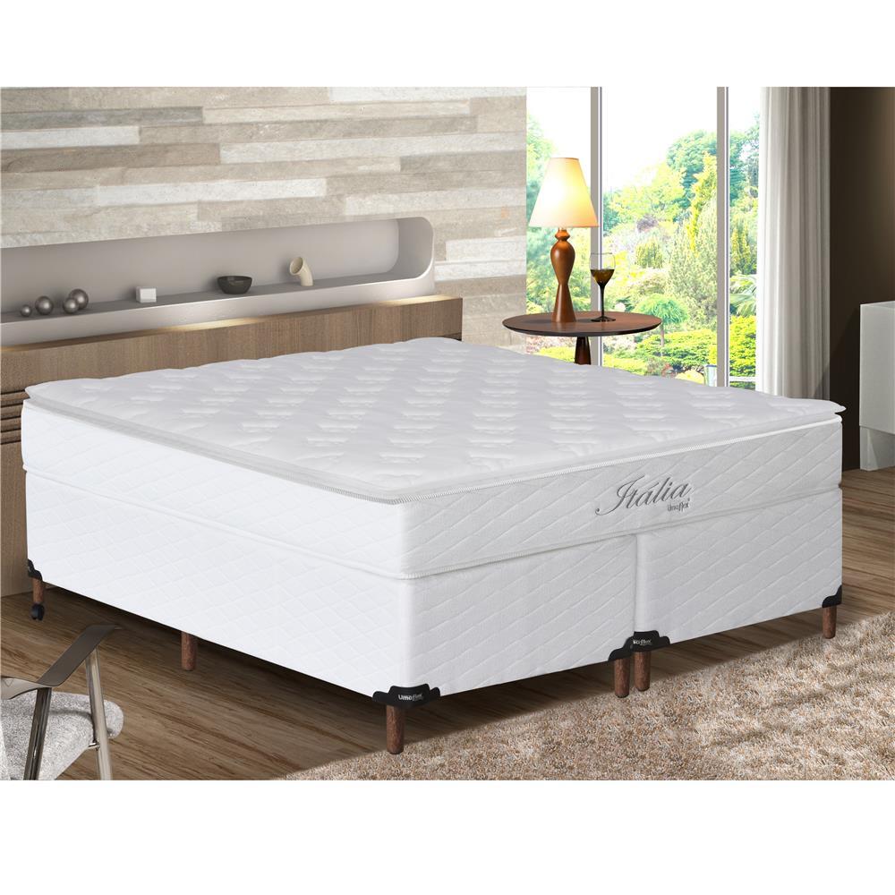 Colchão para Cama Queen Size Umaflex Itália com Pillow Top e Molas Ensacadas 26x158x198cm - Branco - 3