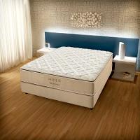 Colchão Casal AmericanFlex Prime com Pillow Top e Molas Ensacadas 34x138x188 - Bege Pérola