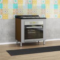 Balcão para Forno e Cooktop Bartira Rubi com 4 Bocas - 80,1cm de largura - 1