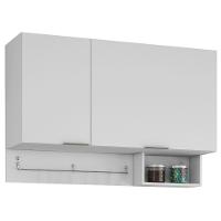 Armário Basculante Bartira Rubi com 2 Portas, 2 Prateleiras e Suporte para Utensílios - 2