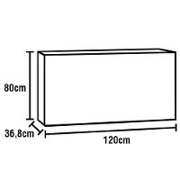 Armário Basculante Bartira Rubi com 2 Portas, 2 Prateleiras e Suporte para Utensílios - 4