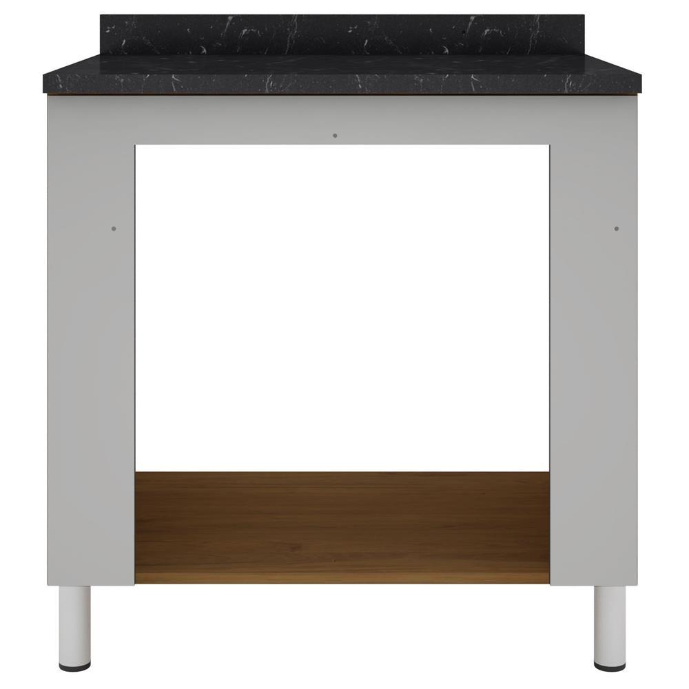 Balcão para Forno e Cooktop Bartira Rubi com 5 Bocas - 80,1cm de largura - 2