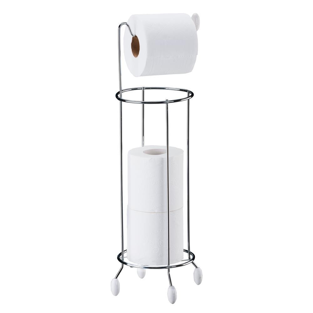 Suporte de Chão para Papel Higiênico Utimil em Aço Cromado - 51 cm - 1