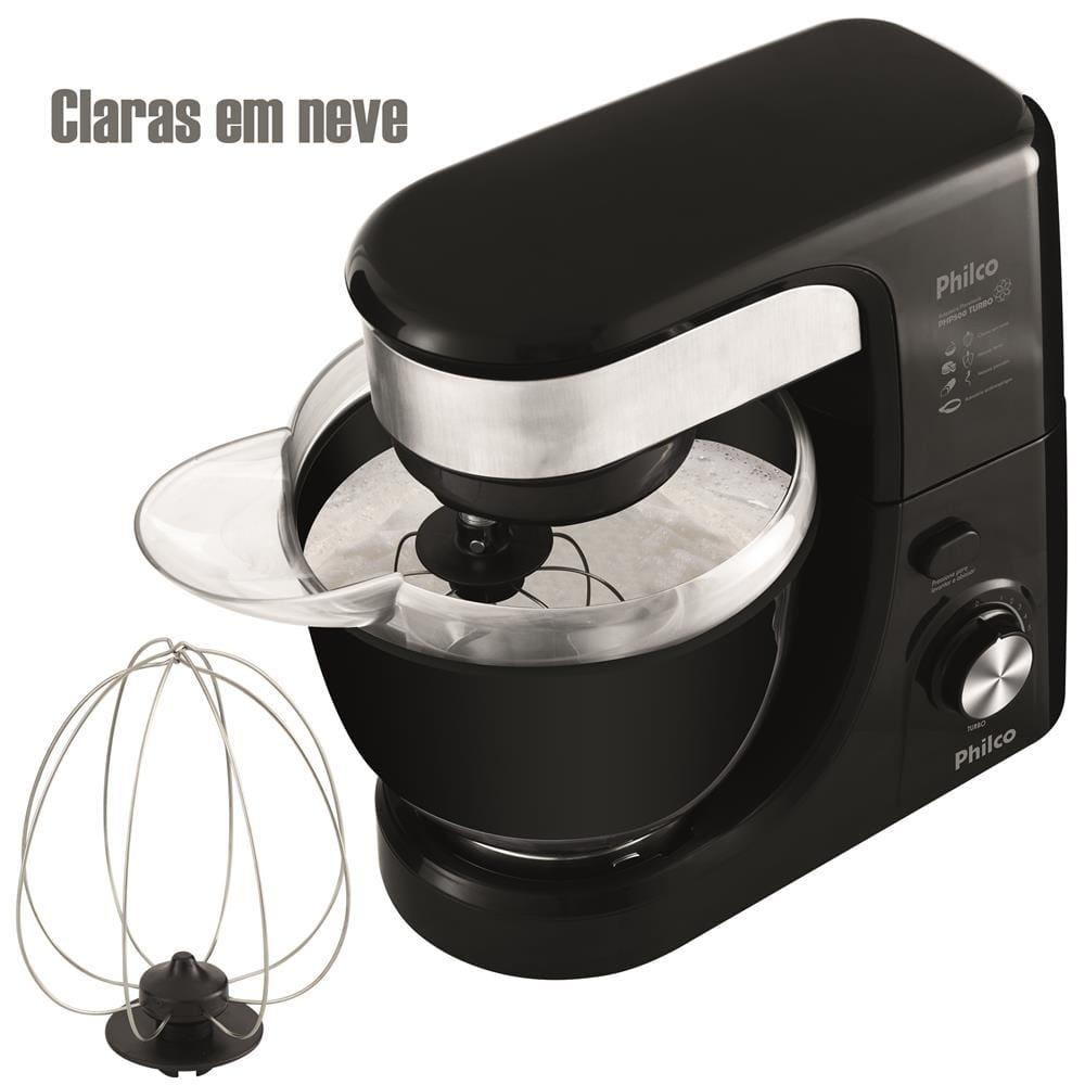 Batedeira Planetária Philco PHP500 Turbo com 11 Velocidades e 500W – Preto - 7