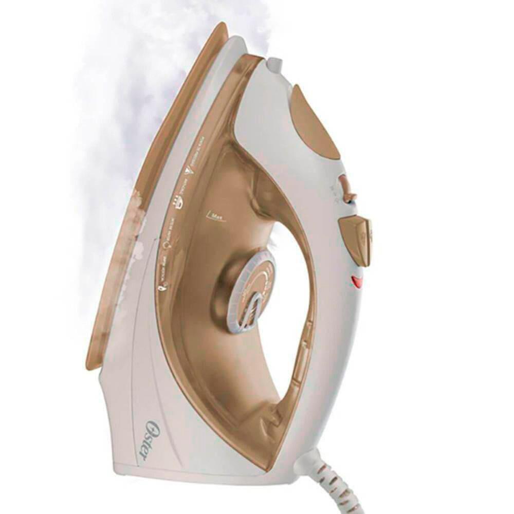 Ferro de Passar a Vapor Base Antiaderente com Spray Oster 5907 – Dourado/Branco - 2