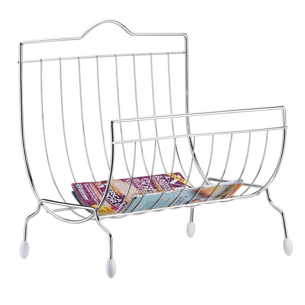 Revisteiro Utimil em Aço Cromado e PVC - 1