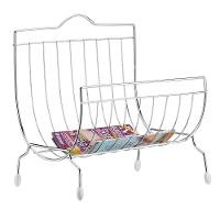 Revisteiro Utimil em Aço Cromado e PVC - 1