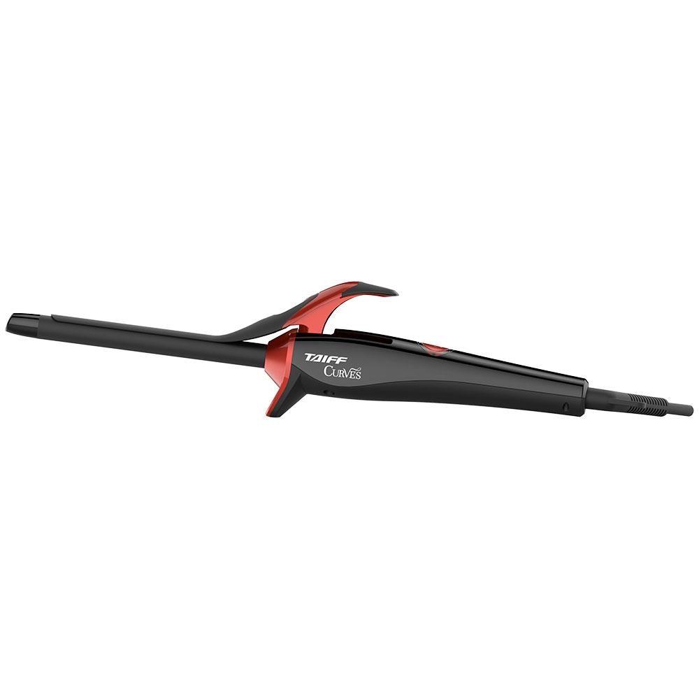 Modelador de Cachos Taiff Curves 1/2" com Cabo Giratório Preto - Bivolt - 1