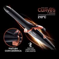 Modelador de Cachos Taiff Curves 1" 2,5 cm com Cabo Giratório Preto 210°C - Bivolt - 4