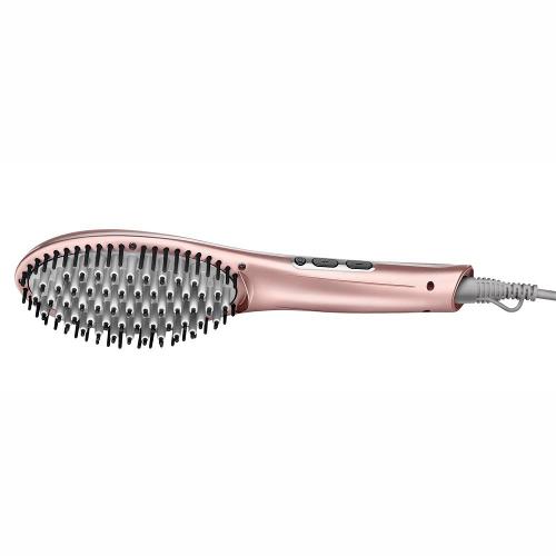 Escova Alisadora Mondial EA02 Golden Rose com Emissão de Íons e Cabo Giratório 230°C - Bivolt