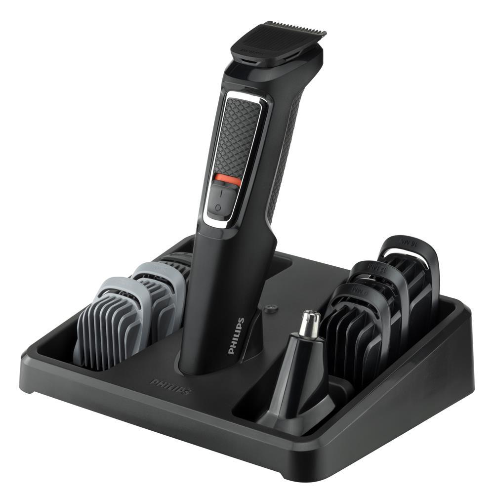 Aparador de Pêlos Philips Multgroom Series 3000 MG3731/15 8 em 1 Sem Fio Preto - Bivolt - 5