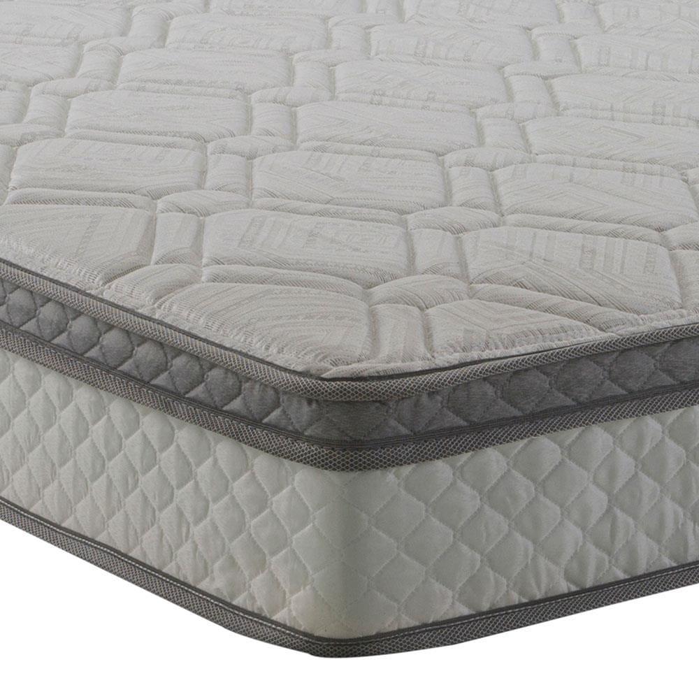 Colchão Casal Herval Ômega com Pillow Top e Molas Ensacadas 22x138x188cm – Cinza/Branco - 3