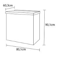 Balcão Cooktop Bartira Linea 5 Bocas com 1 Gaveta e 1 Porta Basculante - 80,1cm de largura - 3