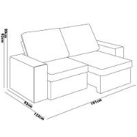 Sofá 3 Lugares Luizzi Monet com Assento Retrátil e Reclinável, Revestido em Veludo - 191cm de Largura - 6