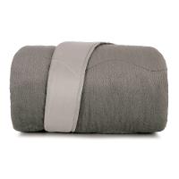 Edredom Dupla Face Solteiro Altenburg Blend Comfort Sherpa em Microfibra 150 x 220 cm – Bege - 2