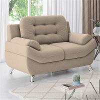 Sofá 2 Lugares Linoforte Mercury Revestido em Tecido Suede - 150cm de largura - 2