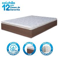 Colchão Queen Size Umaflex Berlim com Pillow Top e Molas Ensacadas 30x158x198cm - Castor/Branco - 5