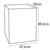 Frigobar Midea MRC06B Branco – 45L - 5