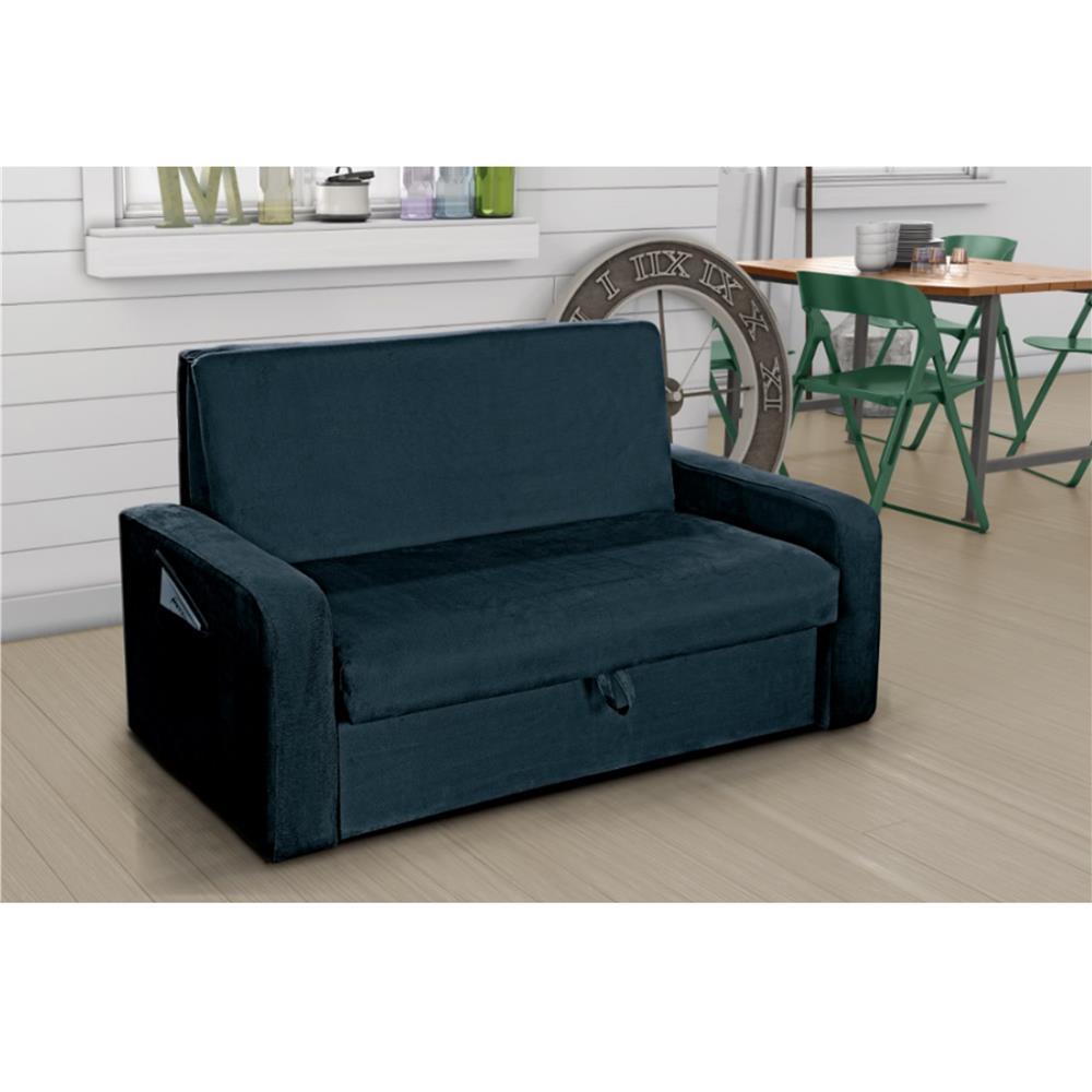 Sofá-cama Matrix Motta em Tecido Suede com Baú - 2