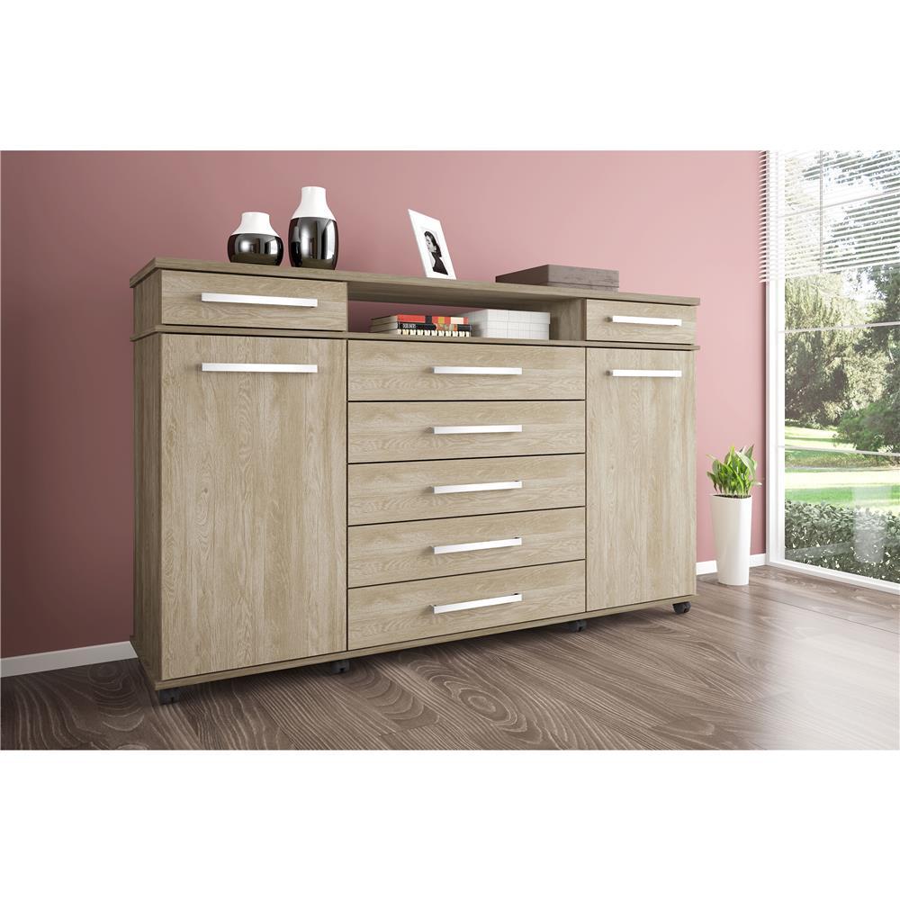 Cômoda Demóbile London com 7 Gavetas e 2 Portas - 2