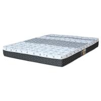 Colchão Casal Castor Sleep Class com Euro Pillow e Molas Bonnel 25x128x188 cm - Branco/Cinza - 1