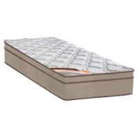 Colchão Solteiro Castor Revolution com Euro Pillow e Molas Bonnel 27 x 88 x 188 cm - Bege - 1