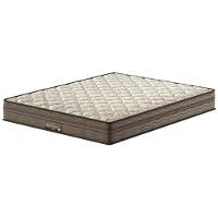 Colchão Queen Size Probel Oregon com Euro Pillow e Molas Prolastic 24x158x198cm – Bege e Marrom - 1