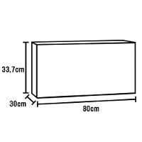 Armário de Geladeira Bartira Amazonita com 1 Porta - 80cm de largura - 3