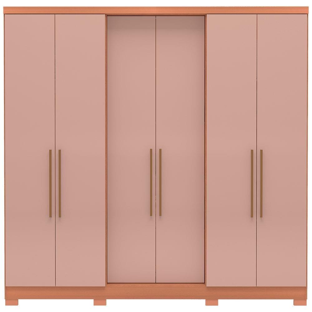 Guarda-Roupa Casal Bartira Napoli UP com 234,5cm de Largura, 6 Portas, 4 Gavetas e 4 Prateleiras - 3