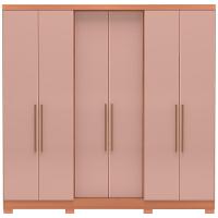 Guarda-Roupa Casal Bartira Napoli UP com 234,5cm de Largura, 6 Portas, 4 Gavetas e 4 Prateleiras - 3