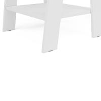 Mesa para Computador Politorno Delta com 2 Prateleiras – Branca - 6