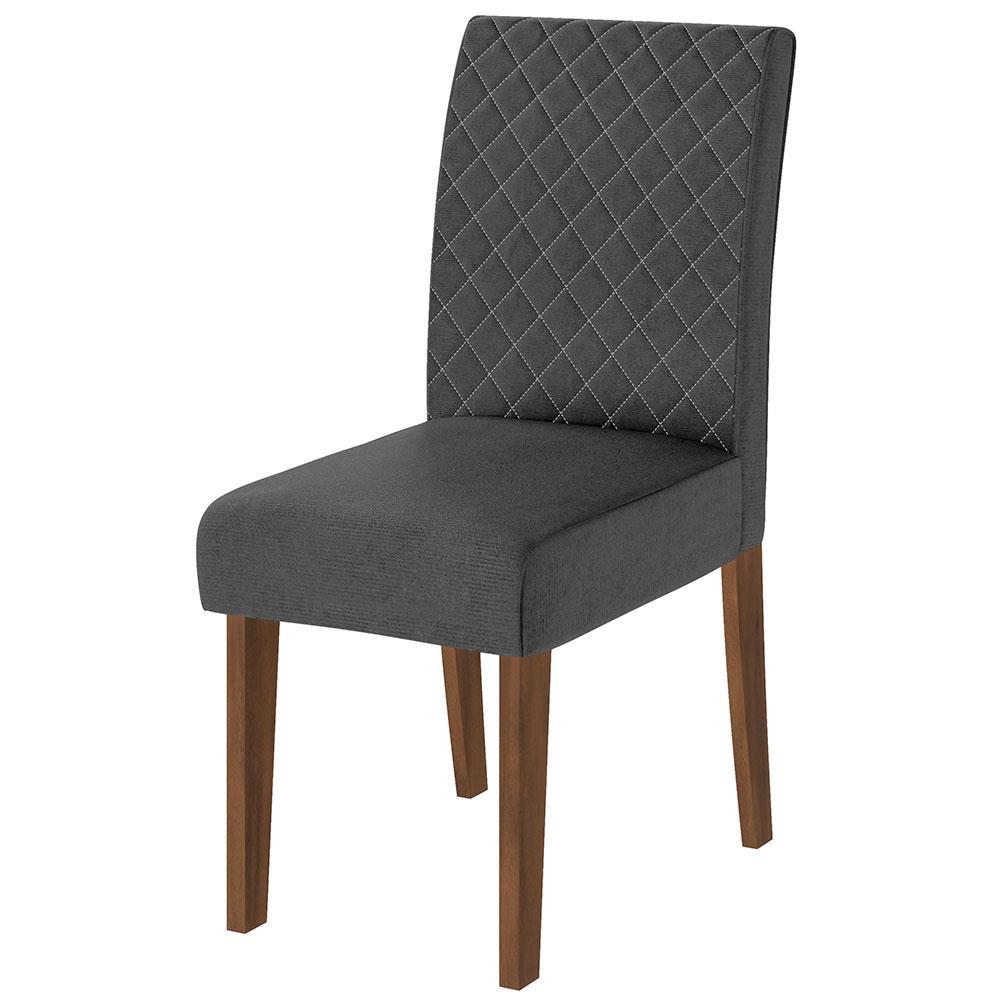 Cadeira de Jantar Dobuê Athenas Dublin com Revestimento em Tecido Veloplus - 1