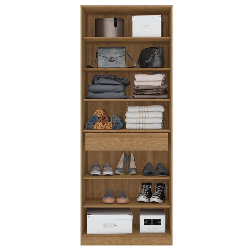 Armário Sapateira Multiuso Demóbile Grife com 2 Portas com Espelho, 1 Gaveta e 6 Prateleiras Internas - 3