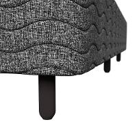 Base Box para Colchão de Solteiro Probel Village 38x88x188 cm - Preto - 5