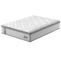 Colchão de Casal Probel Amsterdã D33 com Molas Ensacadas e Pillow Top 34x138x188 - Branco/Preto - 1