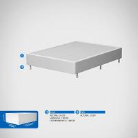 Base Box para Colchão de Casal Probel Village 38x138x188 cm - Preto - 8