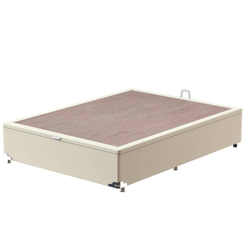Base Box para Colchão de Casal Probel Classic com Baú 40x138x188cm - Bege - 4