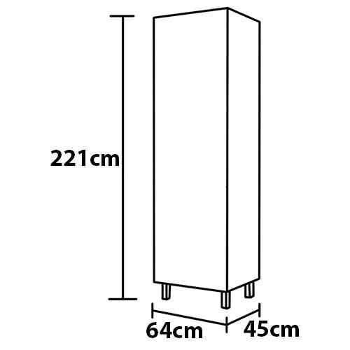 Paneleiro Nesher Princesa 2 Portas 1 Gaveta – 70cm - 4