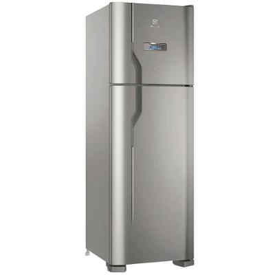 Geladeira Electrolux DFX41 Frost Free 371L Turbo Congelamento Duplex Inox