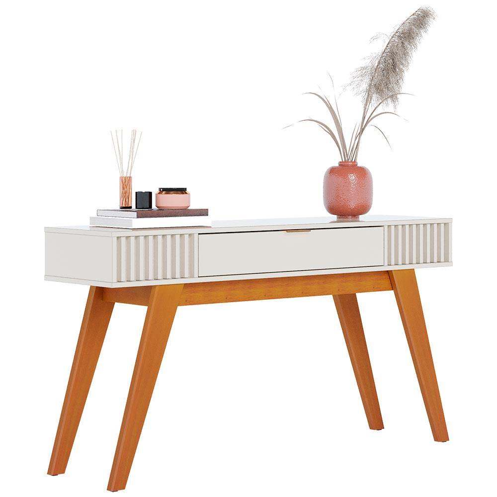 Aparador Colibri Riviera MDP com 1 Gaveta e Pés em Madeira Maciça - 6