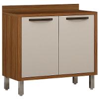 Balcão CHF Móveis Letícia em MDP 15mm com 2 Portas, 1 Prateleira e Puxador em ABS - 2