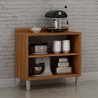 Balcão CHF Móveis Letícia em MDP 15mm com 2 Portas, 1 Prateleira e Puxador em ABS - 3