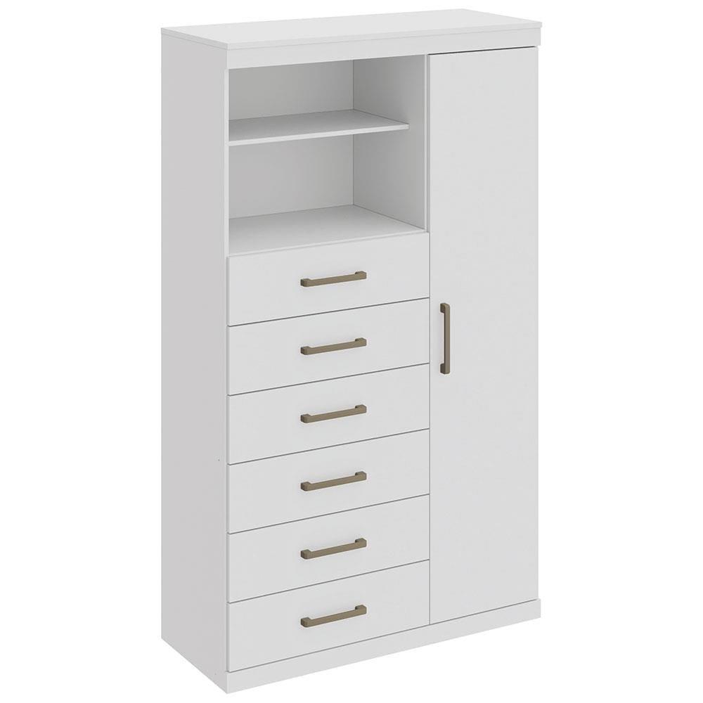 Cômoda Multiuso Santos Andirá Marabá com 1 Porta e 6 Gavetas - 2