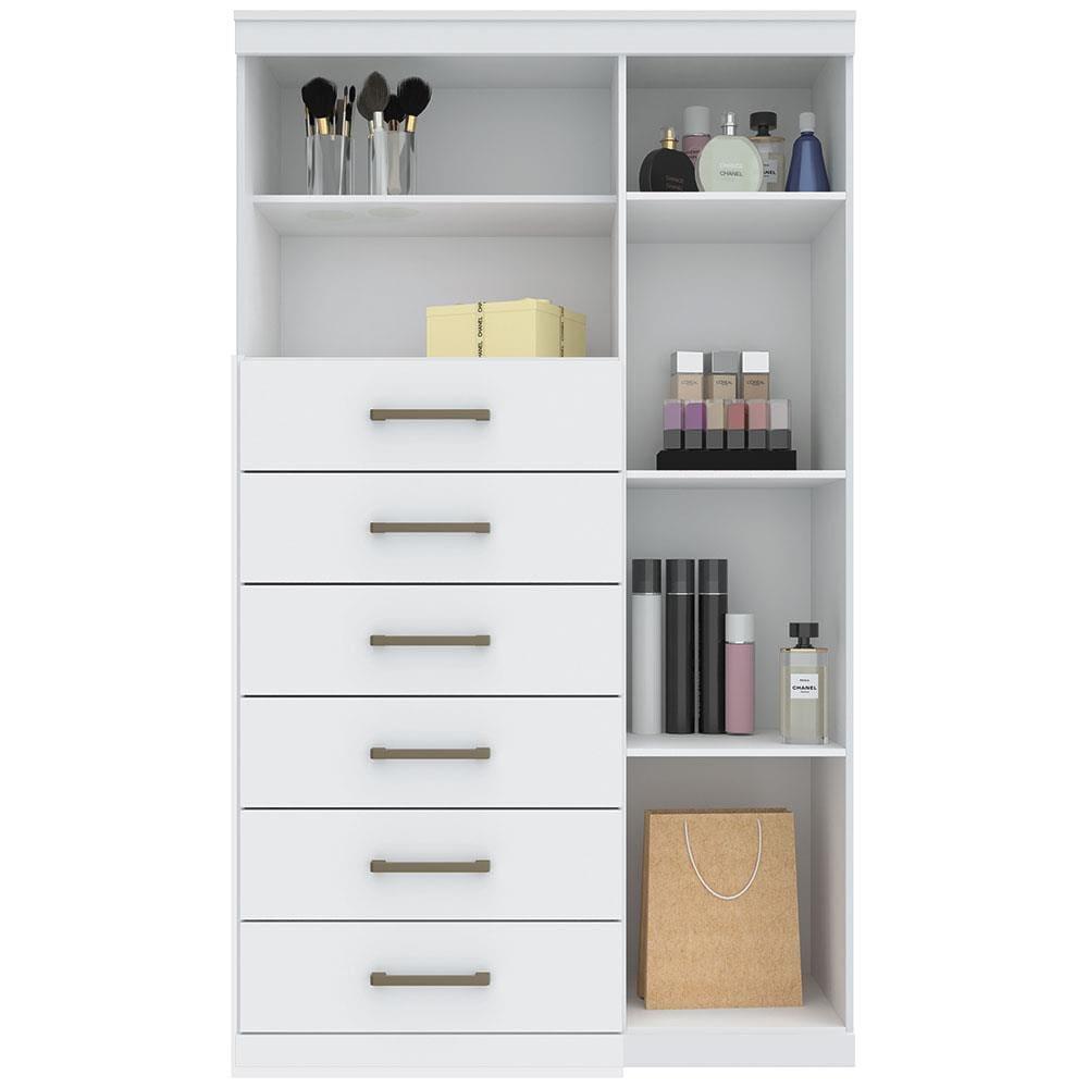 Cômoda Multiuso Santos Andirá Marabá com 1 Porta e 6 Gavetas - 3