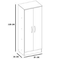 Sapateira Multiuso Demóbile Viena com 2 Portas - 6