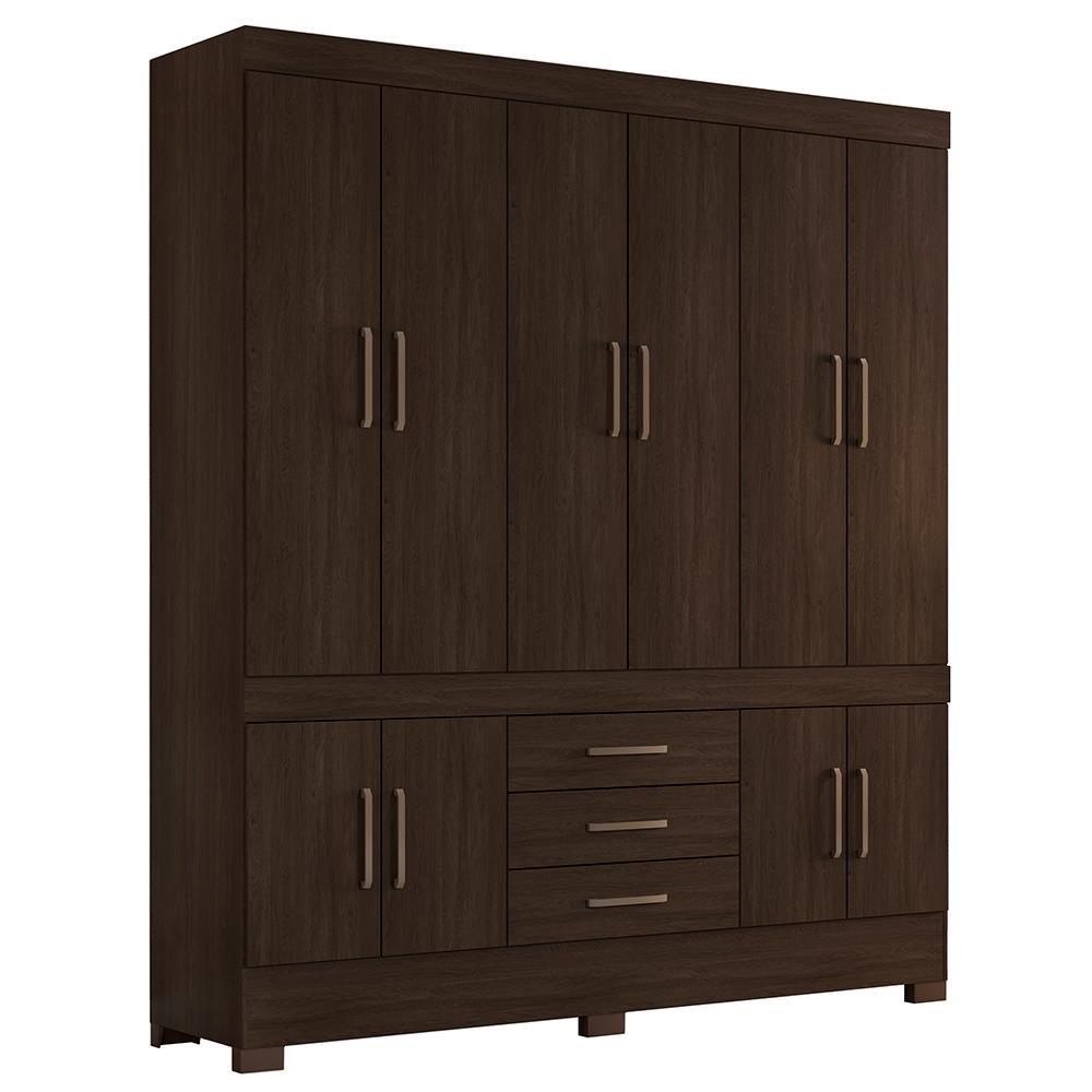 Guarda-Roupa Demóbile New Murano com 10 Portas e 3 Gavetas - 2